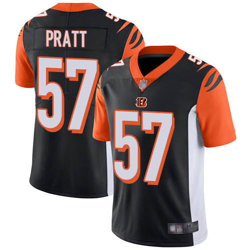 Cincinnati Bengals #57 Germaine Pratt Black Team Color Men's Stitched Vapor Untouchable Limited Jersey Men's