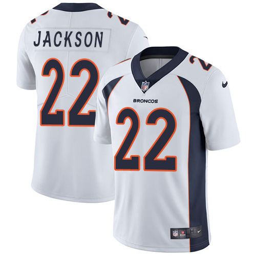 Denver Broncos #22 Kareem Jackson White Men's Stitched Vapor Untouchable Limited Jersey Men's