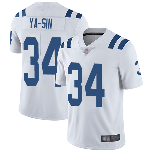 Indianapolis Colts #34 Rock Ya-Sin White Youth Stitched Vapor Untouchable Limited Jersey Youth