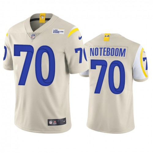 Los Angeles Los Angeles Rams #70 Joseph Noteboom Men's Vapor Limited Jersey - Bone Men's