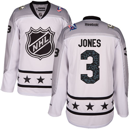 Columbus Blue Jackets #3 Seth Jones White 2017 All-Star Metropolitan Division Women's Stitched Jersey Womens