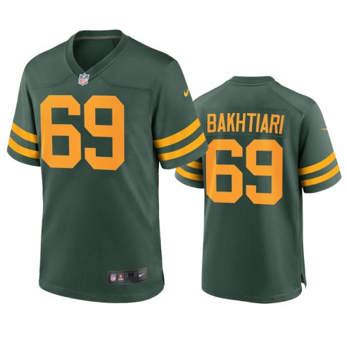 Green Bay Green Bay Packers #69 David Bakhtiari Men's Alternate Game Player Jersey - Green Men's
