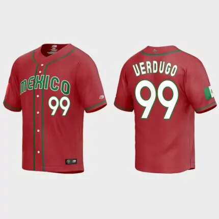 Alex Verdugo Mexico Baseball 2023 World Baseball Classic Replica Jersey – Red