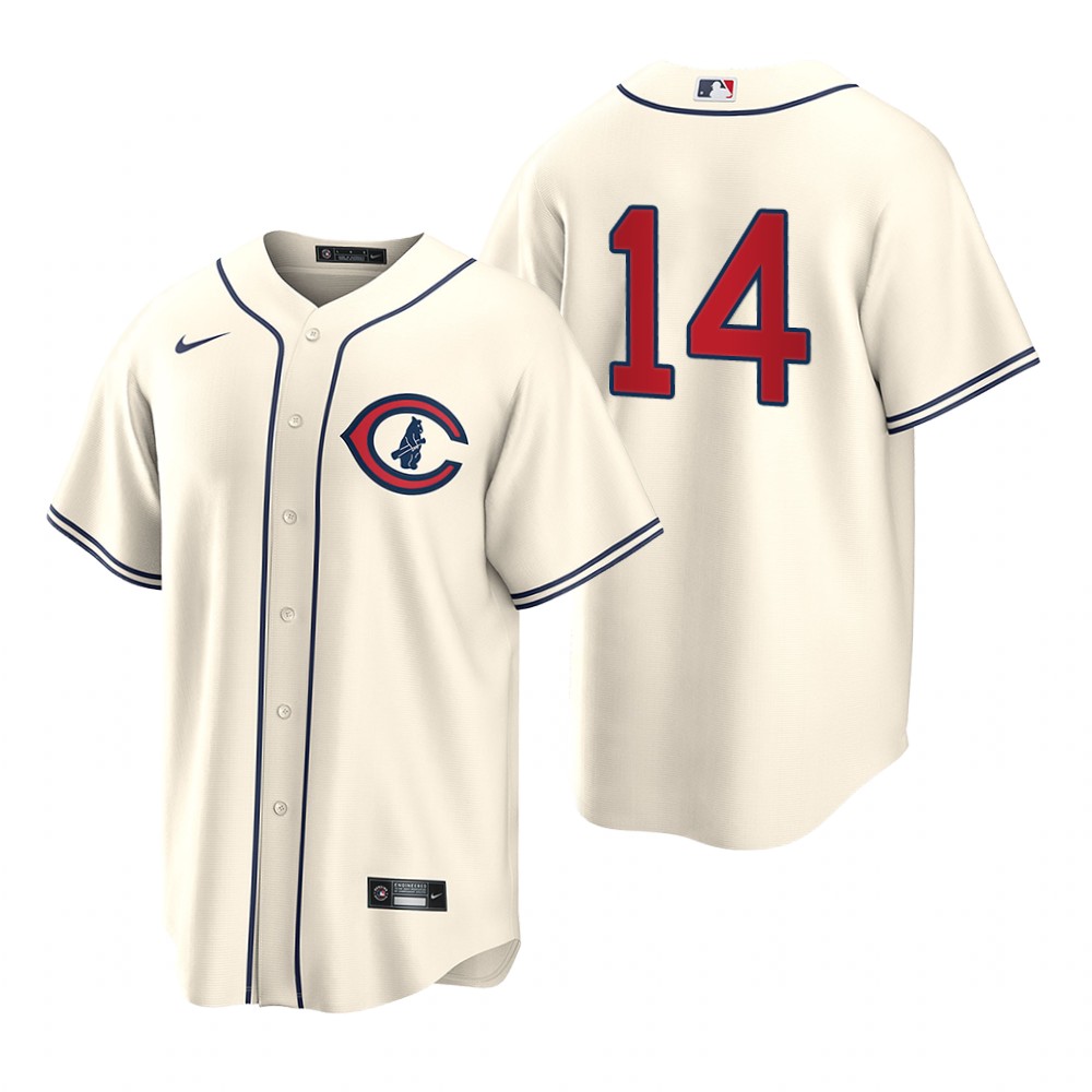 Men's Youth Women's Chicago Cubs #14 Ernie Banks 2022 Field of Dreams Game Jersey - Cream