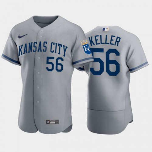 Kansas City Kansas City Royals #56 Brad Keller Men's 2022 Authentic Gray Jersey Men's