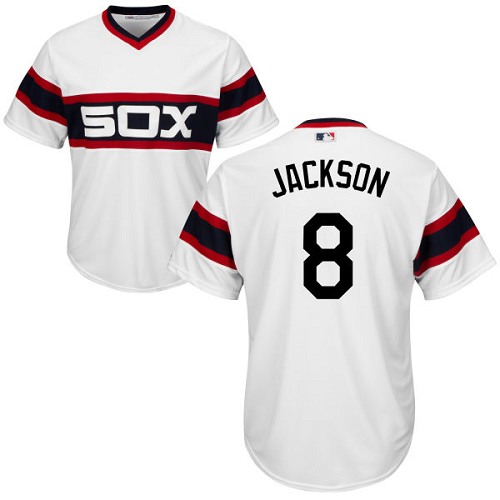 Chicago White Sox #8 Bo Jackson White Alternate Home Cool Base Stitched Youth Jersey Youth