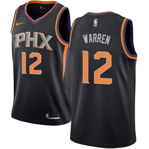 Phoenix Suns #12 T.J. Warren Black Youth Swingman Statement Edition Jersey Youth