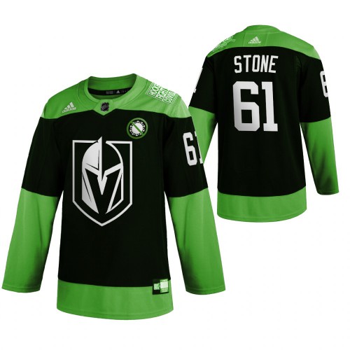 Vegas Golden Vegas Golden Knights #61 Mark Stone Men's Adidas Green Hockey Fight nCoV Limited Jersey Men's
