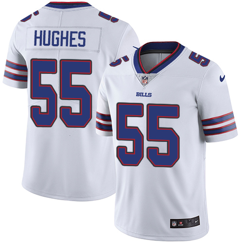 Buffalo Bills #55 Jerry Hughes White Men's Stitched Vapor Untouchable Limited Jersey Men's