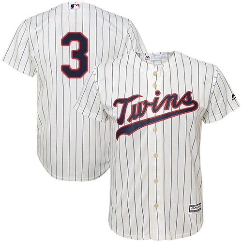 Minnesota Twins #3 Harmon Killebrew Cream Strip Cool Base Stitched Youth Jersey Youth