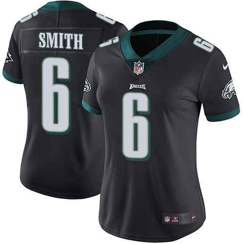 Eagles #6 DeVonta Smith Black Alternate Women's Stitched Vapor Untouchable Limited Jersey