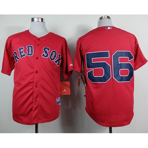 Boston Red Sox #56 Joe Kelly Red Cool Base Stitched Jersey Men's