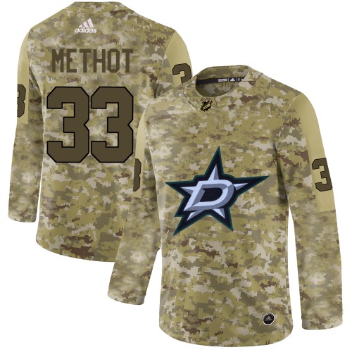 Adidas Dallas Stars #33 Marc Methot Camo Authentic Stitched Jersey Men's