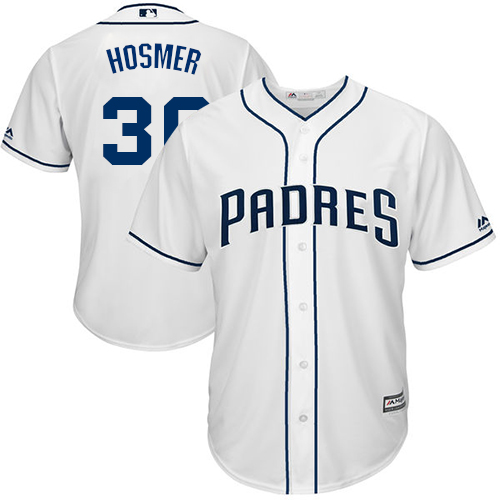 San Diego Padres #30 Eric Hosmer White New Cool Base Stitched Jersey Men's