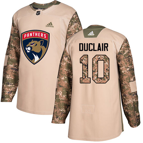 Adidas Panthers #10 Anthony Duclair Camo Authentic 2017 Veterans Day Stitched Jersey