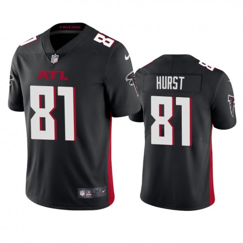 Atlanta Atlanta Falcons #81 Hayden Hurst Men's Black 2020 Vapor Untouchable Limited Jersey Men's