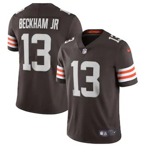 Cleveland Cleveland Browns #13 Odell Beckham Jr. Men's Brown 2020 Vapor Limited Jersey Men's