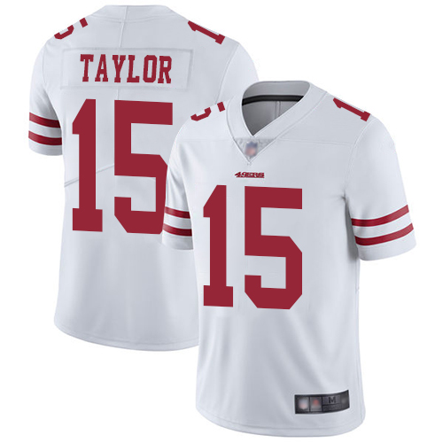 San Francisco 49ers #15 Trent Taylor White Men's Stitched Vapor Untouchable Limited Jersey Men's