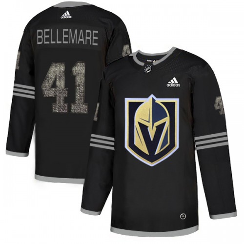Adidas Golden Vegas Golden Knights #41 Pierre-Edouard Bellemare Black Authentic Classic Stitched Jersey Men's