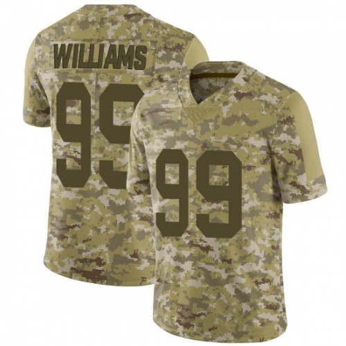 New York Giants #99 Leonard Williams Camo Youth Stitched Limited 2018 Salute To Service Jersey Youth