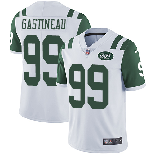 New York Jets #99 Mark Gastineau White Men's Stitched Vapor Untouchable Limited Jersey Men's