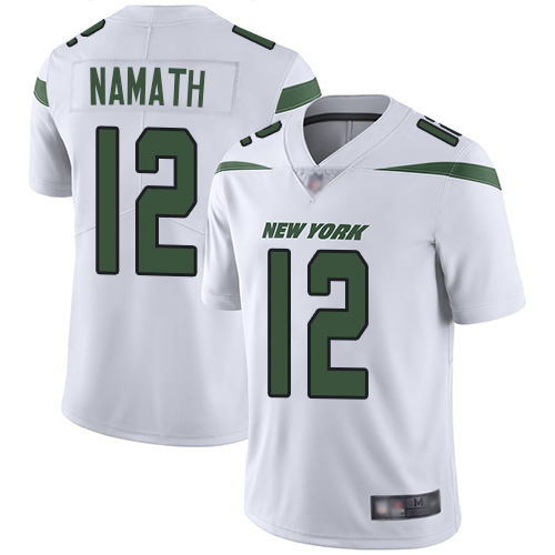 Jets #12 Joe Namath White Youth Stitched Vapor Untouchable Limited Jersey