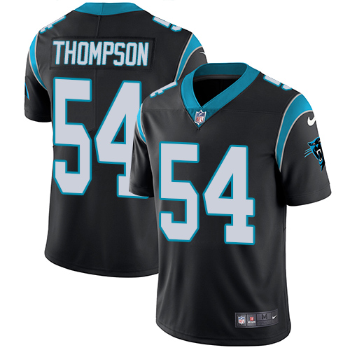 Carolina Panthers #54 Shaq Thompson Black Team Color Men's Stitched Vapor Untouchable Limited Jersey Men's