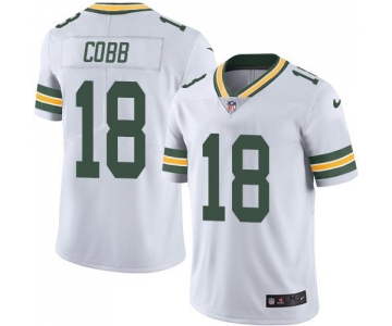 Men's Youth Women's Green Bay Packers #18 Randall Cobb White Stitched Vapor Untouchable Limited Jersey