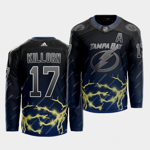 Adidas Tampa Bay Lightning #17 Alex Killorn 2021 City Concept Stitched Jersey - Black Men's