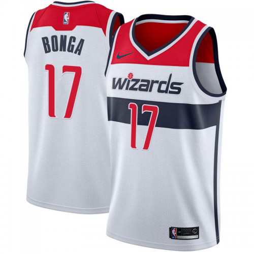 Washington Wizards #17 Isaac Bonga White Association Edition Womens Swingman Jersey Womens