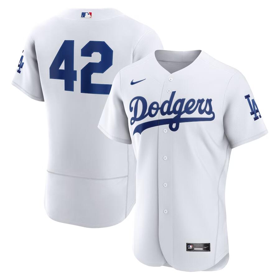 Los Angeles Dodgers 2023 Jackie Robinson Day White Men's Authentic Jersey