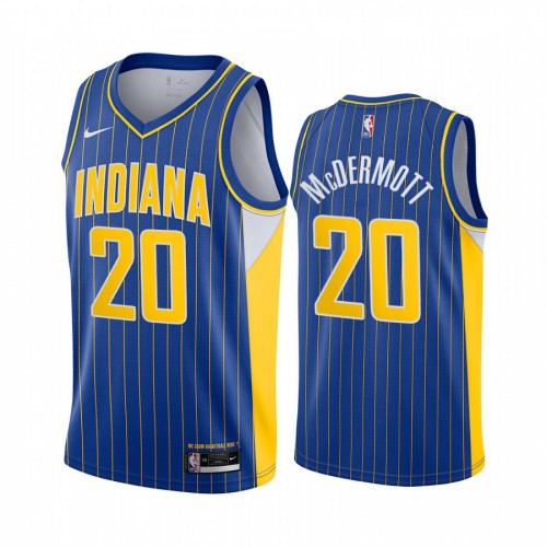 Indiana Pacers #20 Doug McDermott Blue Youth Swingman 2020-21 City Edition Jersey Youth