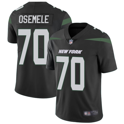 New York Jets #70 Kelechi Osemele Black Alternate Men's Stitched Vapor Untouchable Limited Jersey Men's