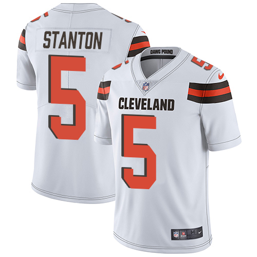 Cleveland Browns #5 Drew Stanton White Men's Stitched Vapor Untouchable Limited Jersey Men's