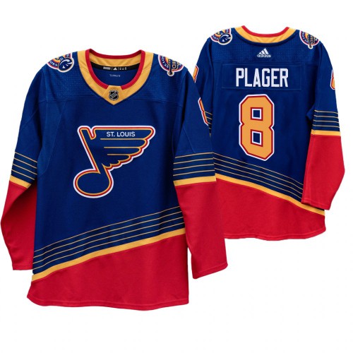 St. Louis St. Louis Blues #8 Barclay Plager 90s Vintage 2019-20 Authentic Royal Retired Jersey Men's