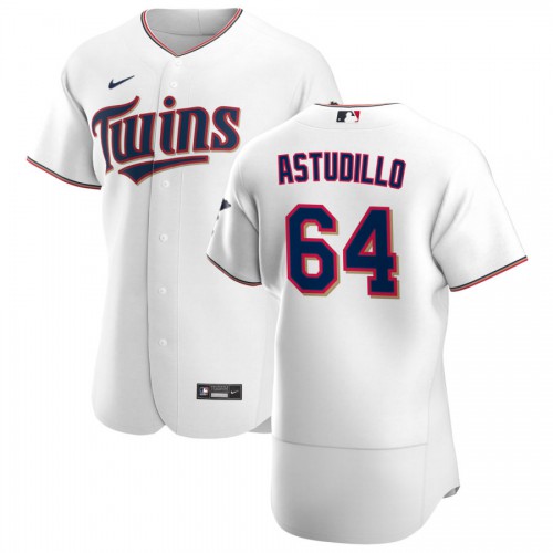 Minnesota Minnesota Twins #64 Willians Astudillo Men's White Home 2020 Authentic Player Jersey Men's