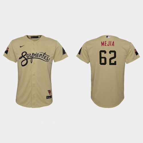 Arizona Arizona Diamondbacks #62 Humberto Mejia Youth 2021 City Connect Jersey Gold Youth