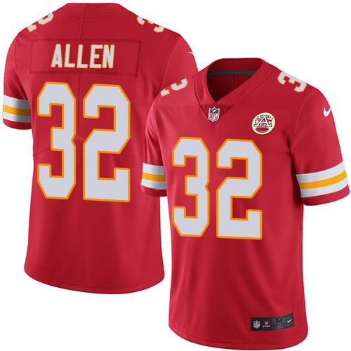 Kansas City Chiefs #32 Marcus Allen Red Team Color Men's Stitched Vapor Untouchable Limited Jersey Men's