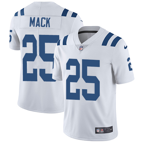 Indianapolis Colts #25 Marlon Mack White Youth Stitched Vapor Untouchable Limited Jersey Youth