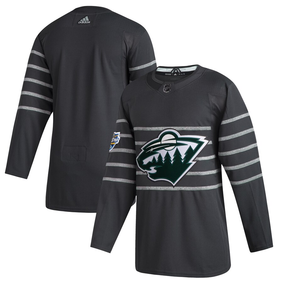 Men's Minnesota Wild Adidas Gray 2020 All-Star Game Authentic Jersey