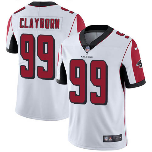 Atlanta Falcons #99 Adrian Clayborn White Men's Stitched Vapor Untouchable Limited Jersey Men's