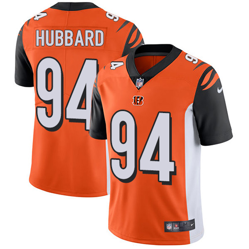 Bengals #94 Sam Hubbard Orange Alternate Men's Stitched Vapor Untouchable Limited Jersey