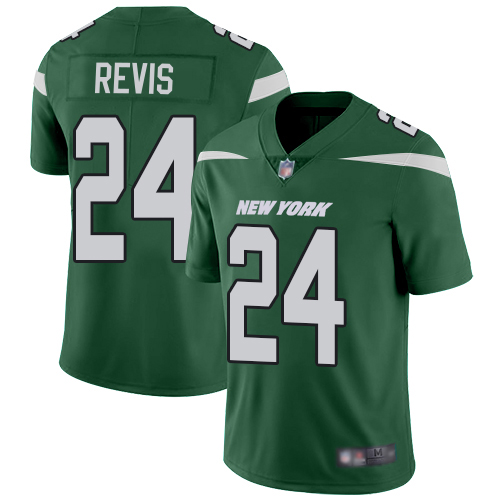 Jets #24 Darrelle Revis Green Team Color Youth Stitched Vapor Untouchable Limited Jersey