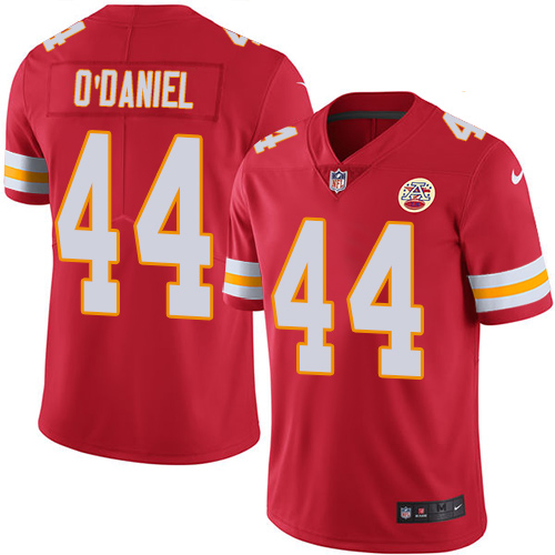 Kansas City Chiefs #44 Dorian O'Daniel Red Team Color Men's Stitched Vapor Untouchable Limited Jersey Men's