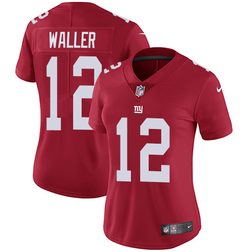 Giants #12 Darren Waller Red Women's Stitched Limited Inverted Legend Jersey