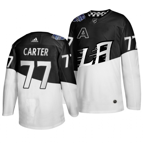 Adidas Los Angeles Los Angeles Kings #77 Jeff Carter Men's 2020 Stadium Series White Black Stitched Jersey Men's
