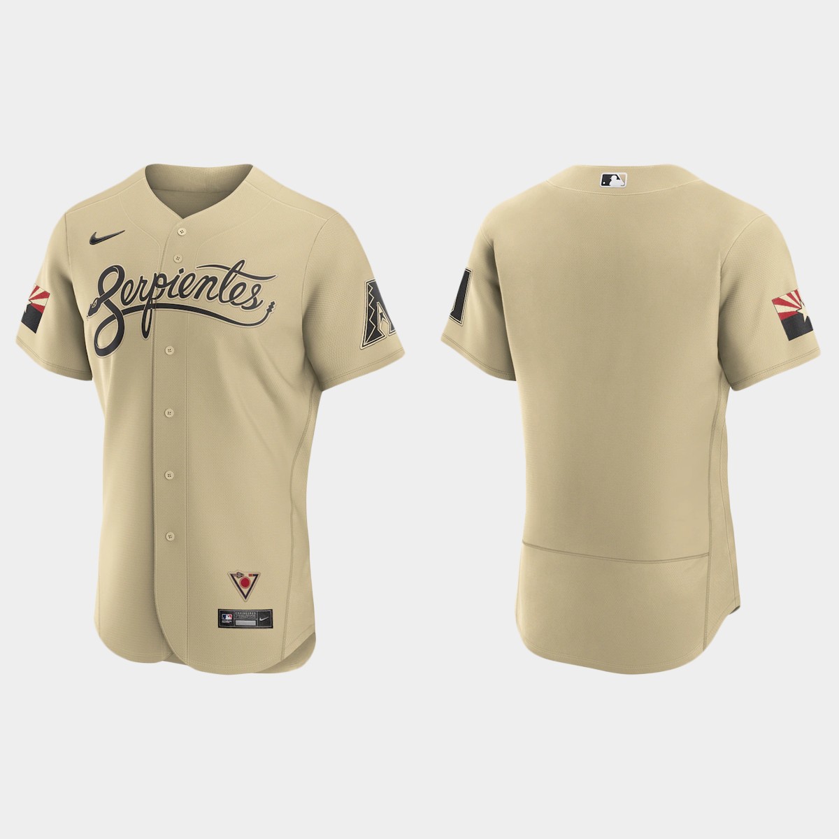 Arizona Diamondbacks Men's 2021 City Connect Authentic Jersey Gold