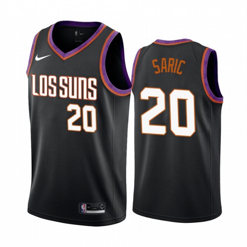 Phoenix Suns #20 Dario Saric 2019-20 Mens Black City Edition Jersey Mens