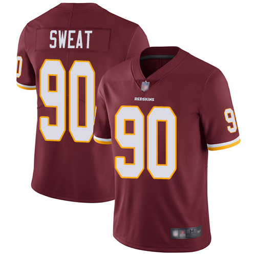 Washington Commanders #90 Montez Sweat Burgundy Red Team Color Youth Stitched Vapor Untouchable Limited Jersey Youth