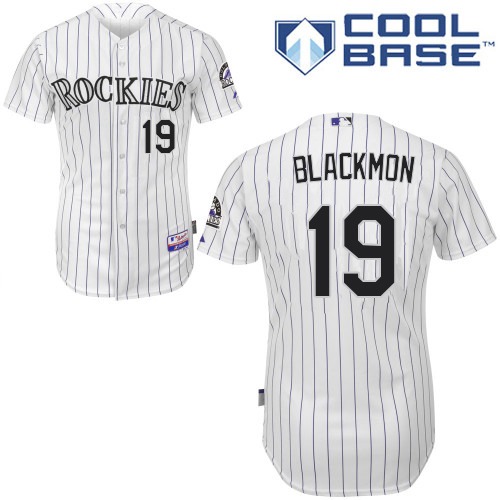Colorado Rockies #19 Charlie Blackmon White Cool Base Stitched Youth Jersey Youth
